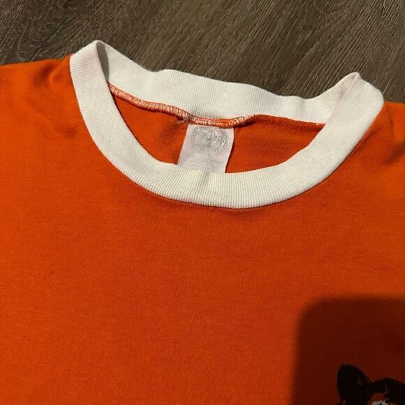 Vintage Boy Cub Scouts Tiger Cub Orange T-Shirt Ringer Neckline Official Mens M - Picture 4 of 8